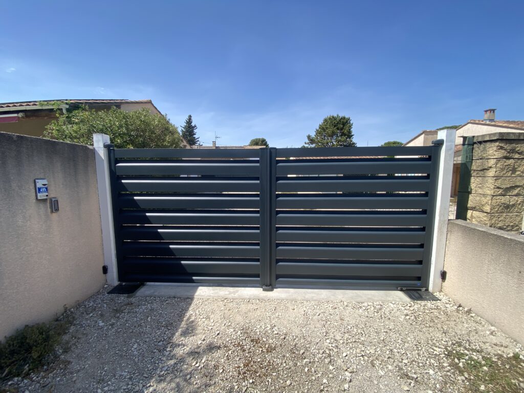 Installation d'un portail neuf